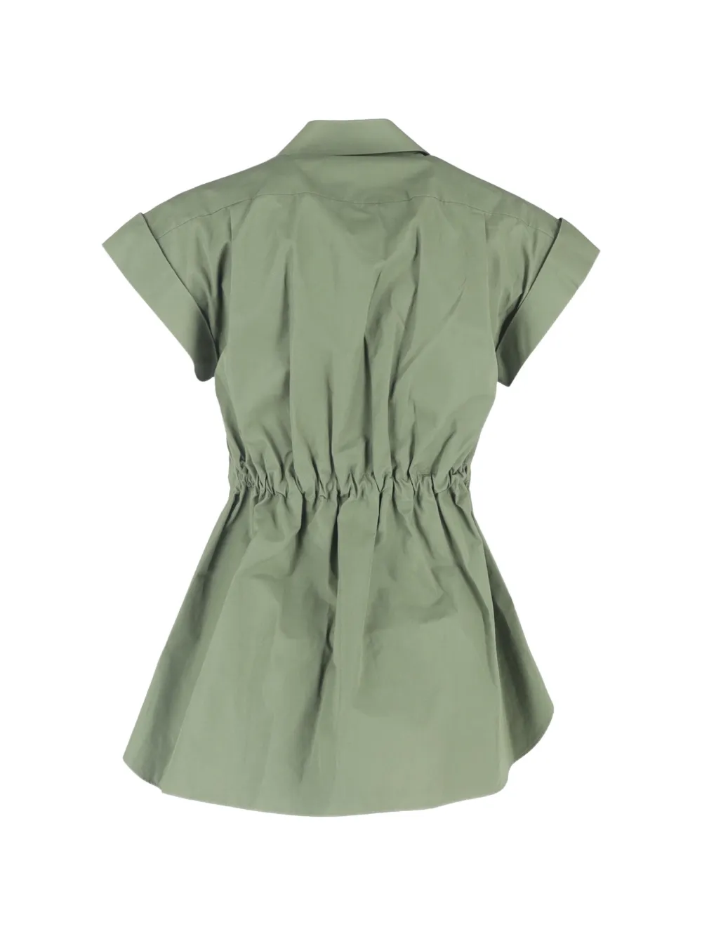 Belted Short-Sleeve Shirt