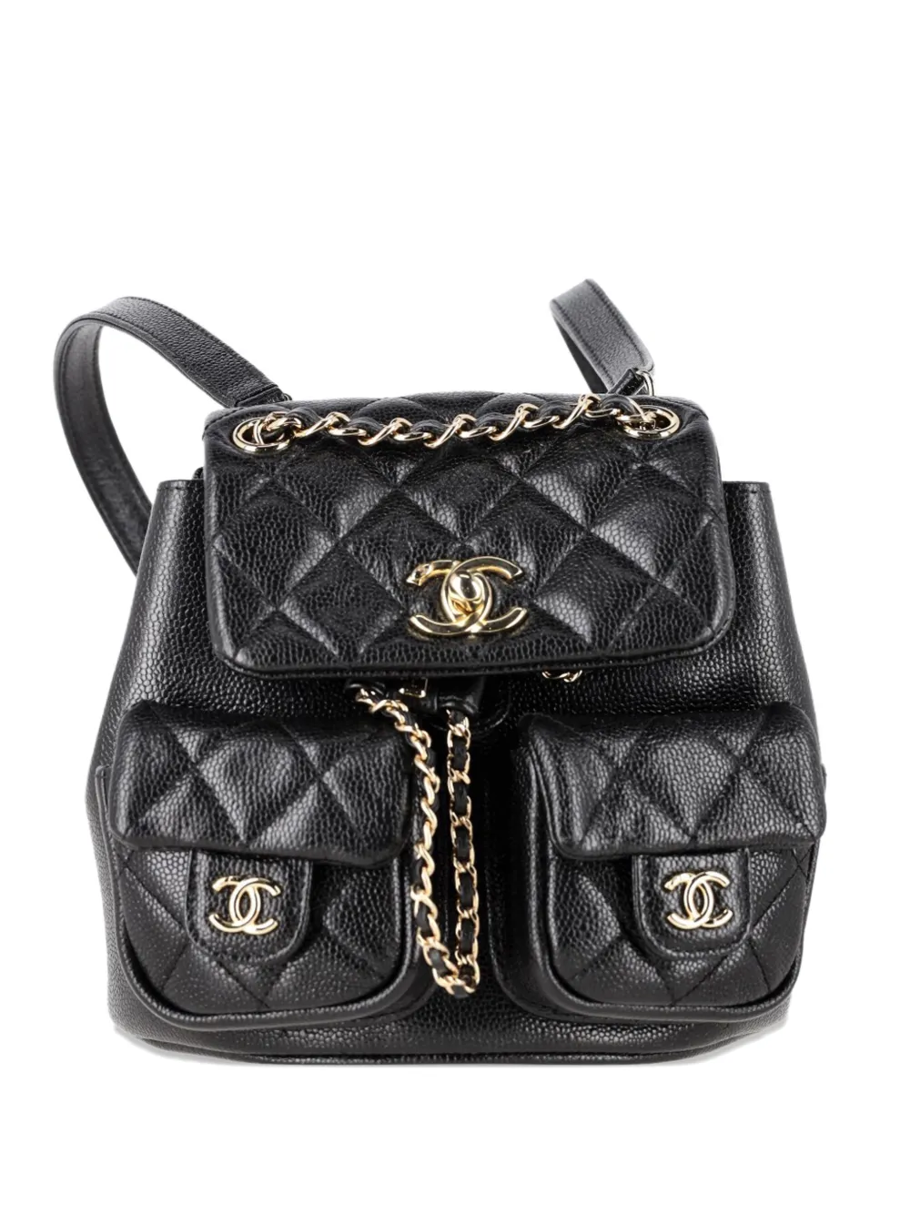 CHANEL Pre-Owned small Duma quilted backpack - Nero