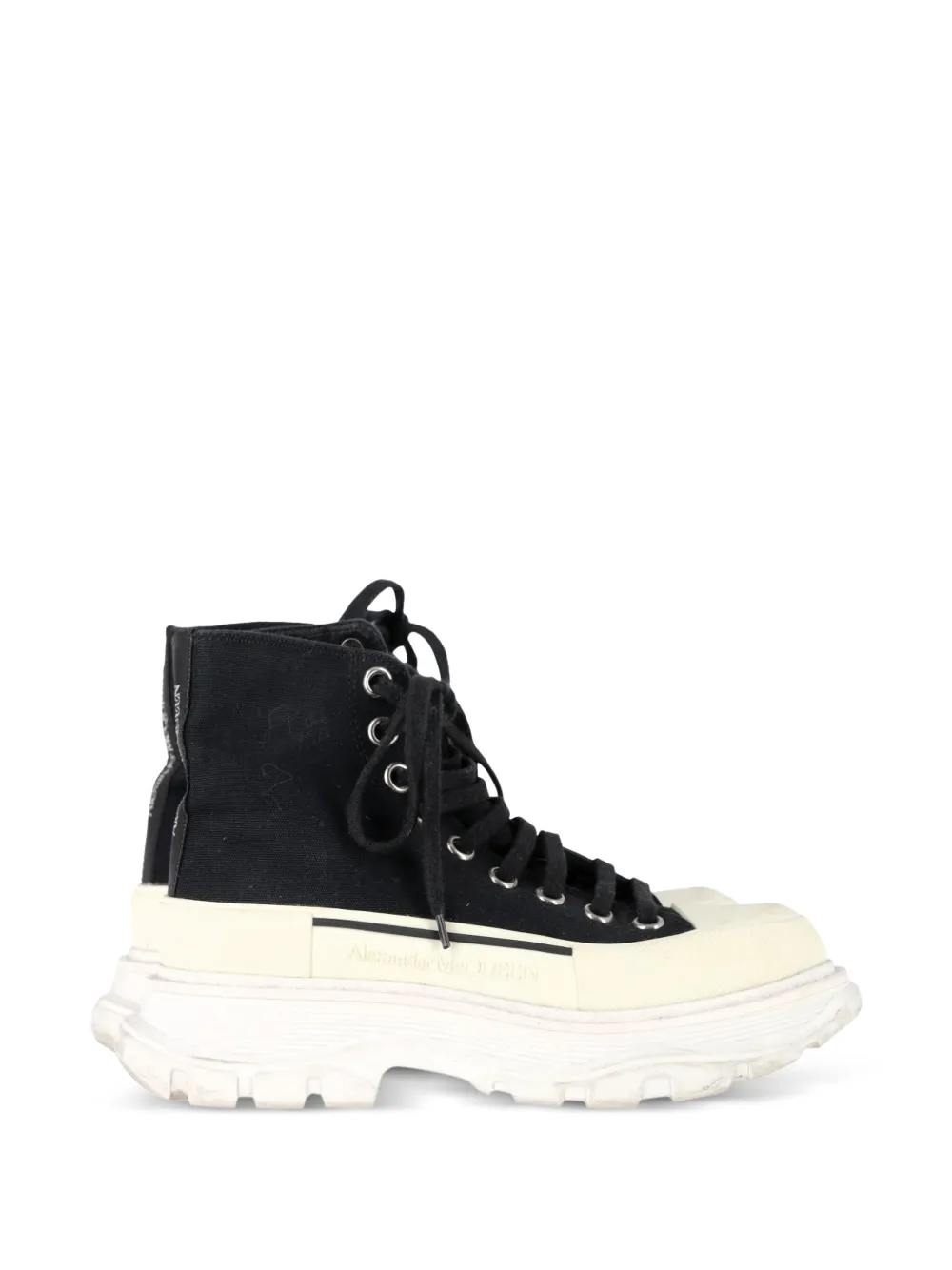 Alexander McQueen Pre-Owned Tread Slick high-top sneakers - Black