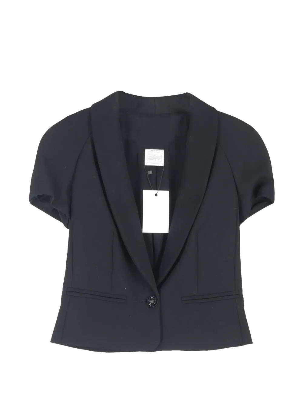 CHANEL Pre-Owned 2008 shawl-lapel blazer - Nero