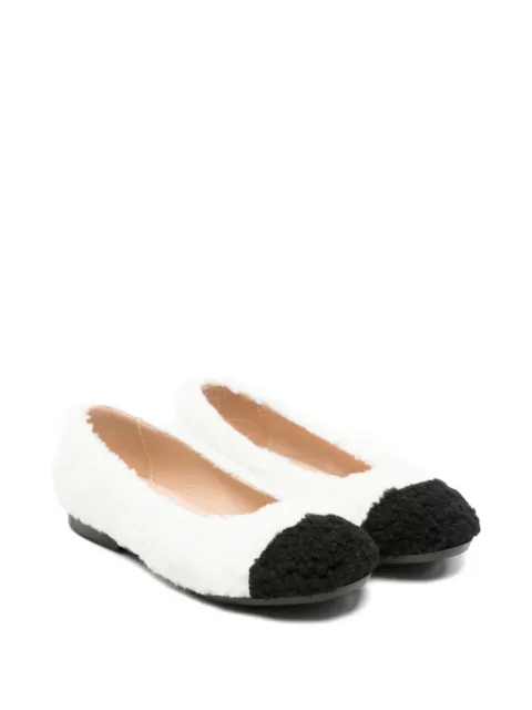 MONTELPARE TRADITION contrast-toe ballet flats
