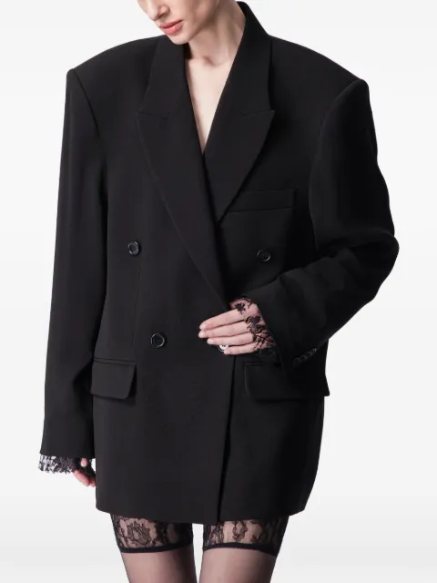 ARTICLE TEN lace-detail blazer