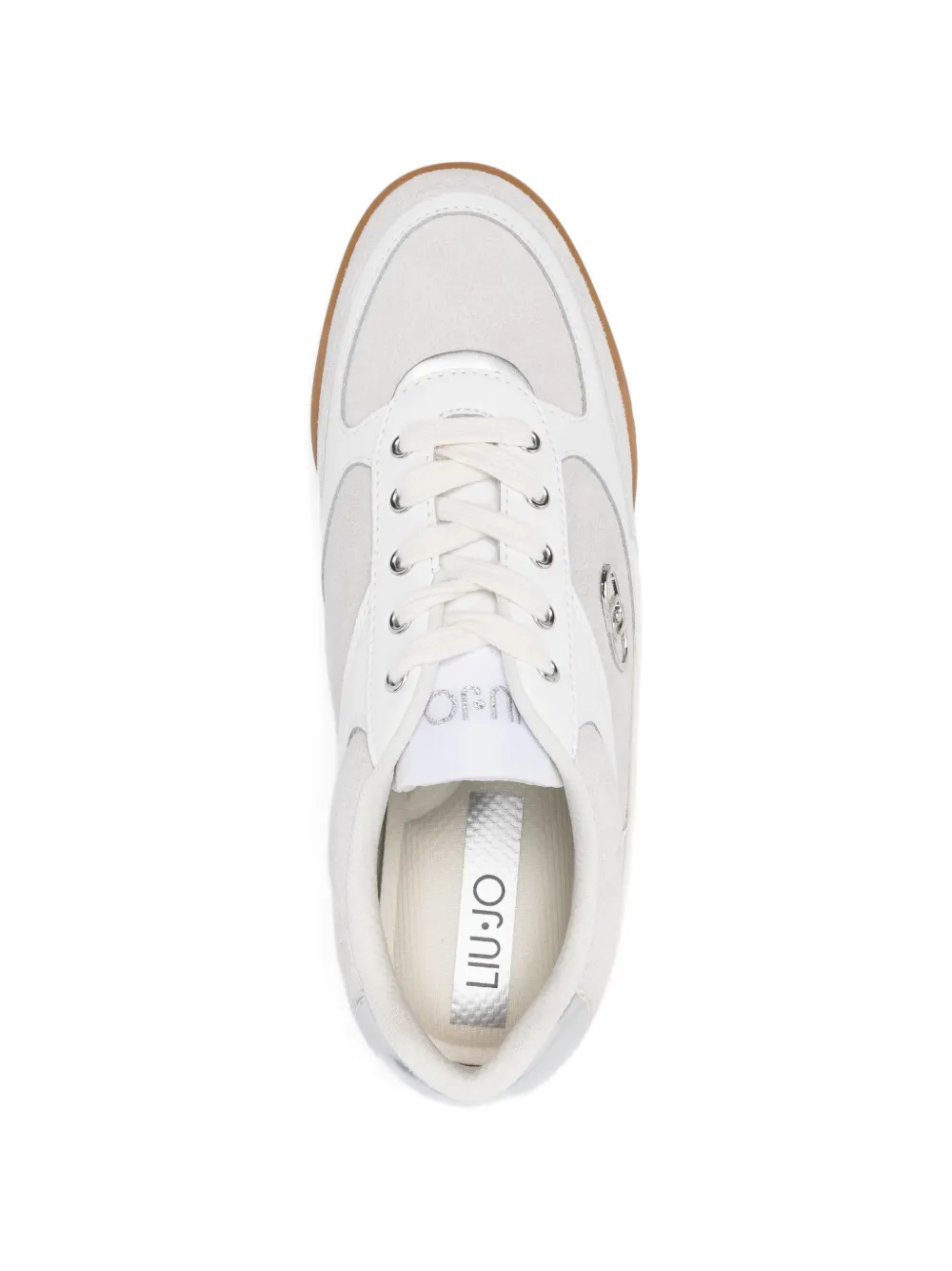 LIU JO logo-plaque sneakers Grijs