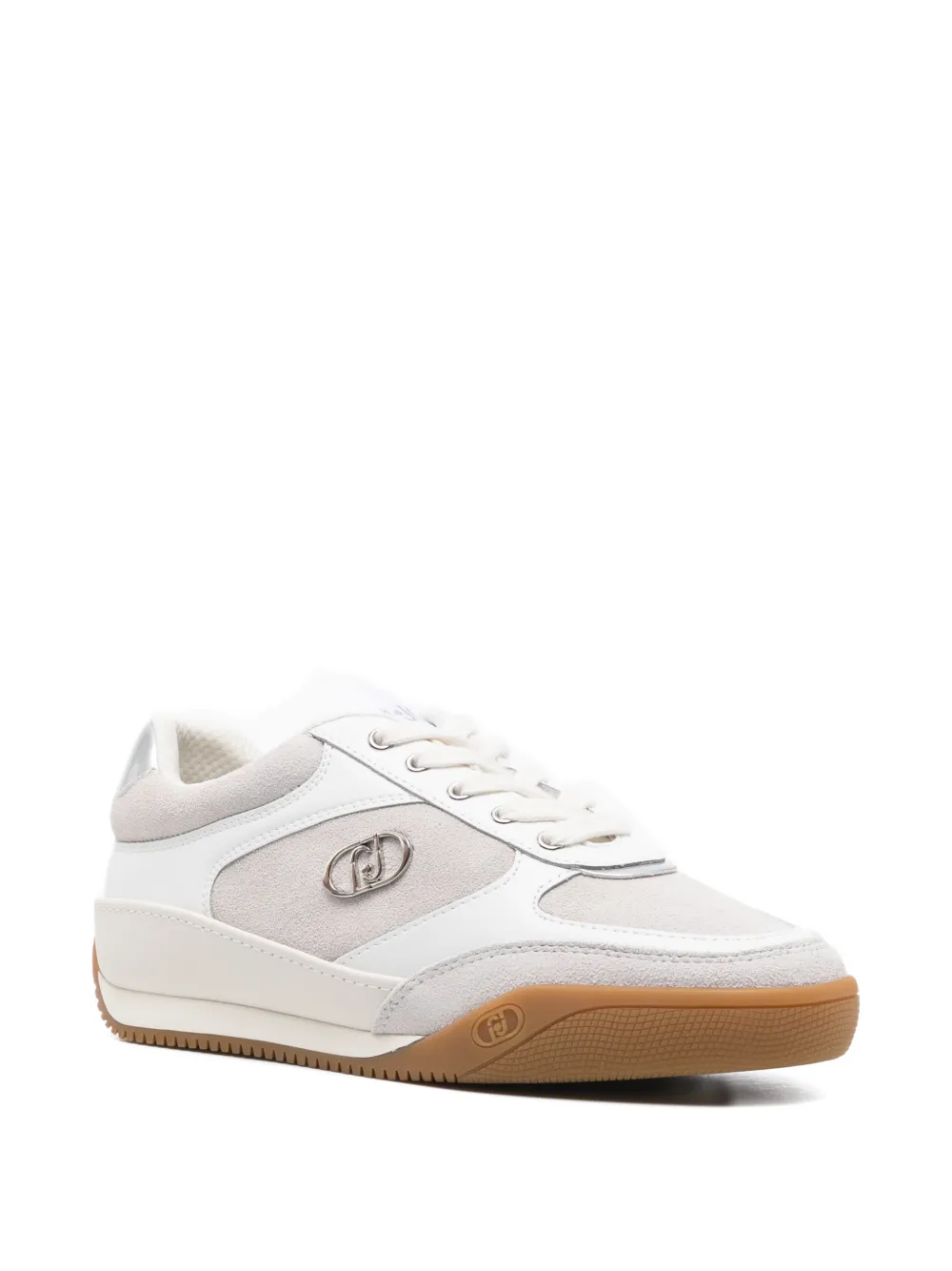 LIU JO logo-plaque sneakers Grijs
