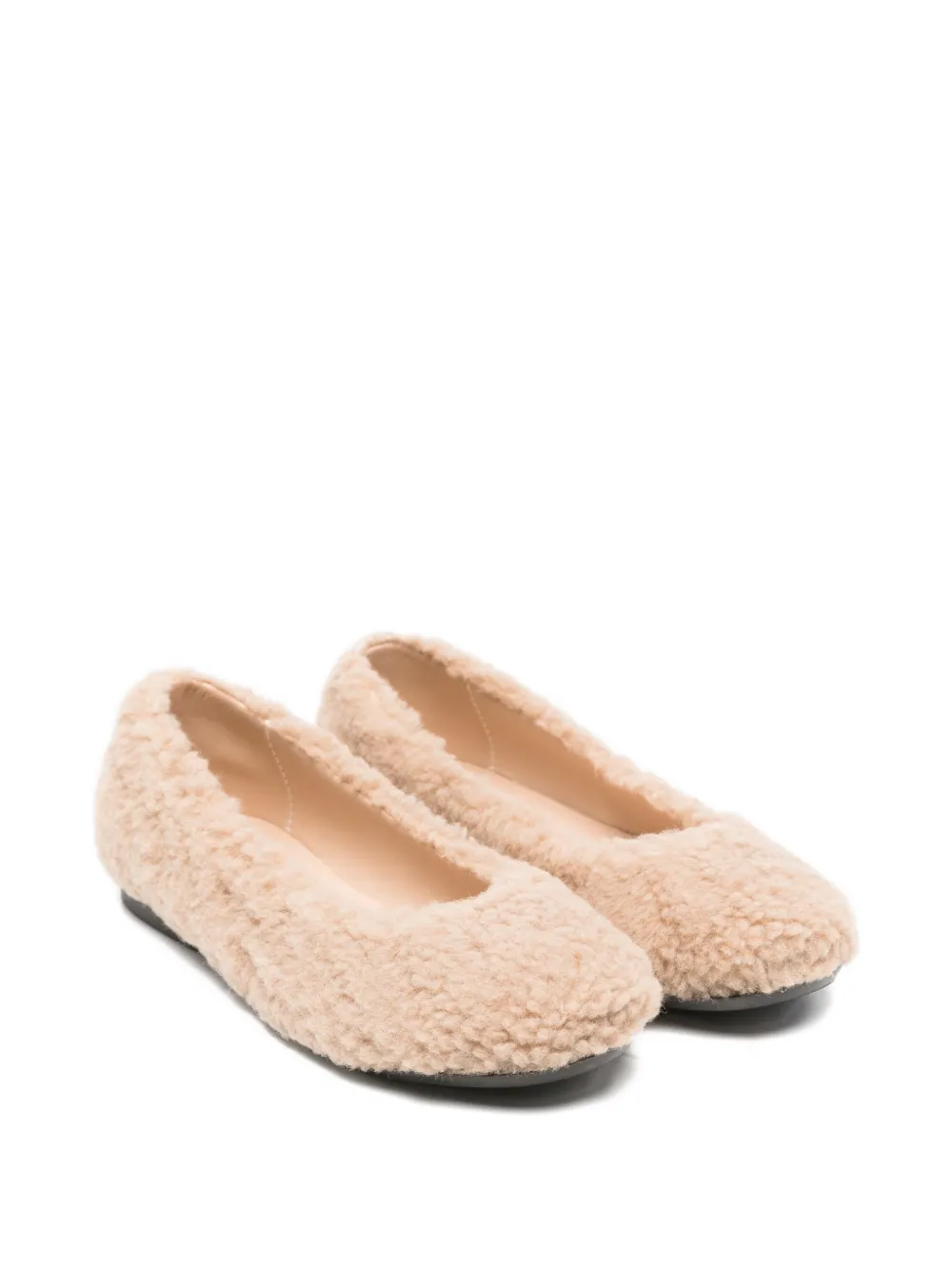 MONTELPARE TRADITION textured ballet flats - Toni neutri