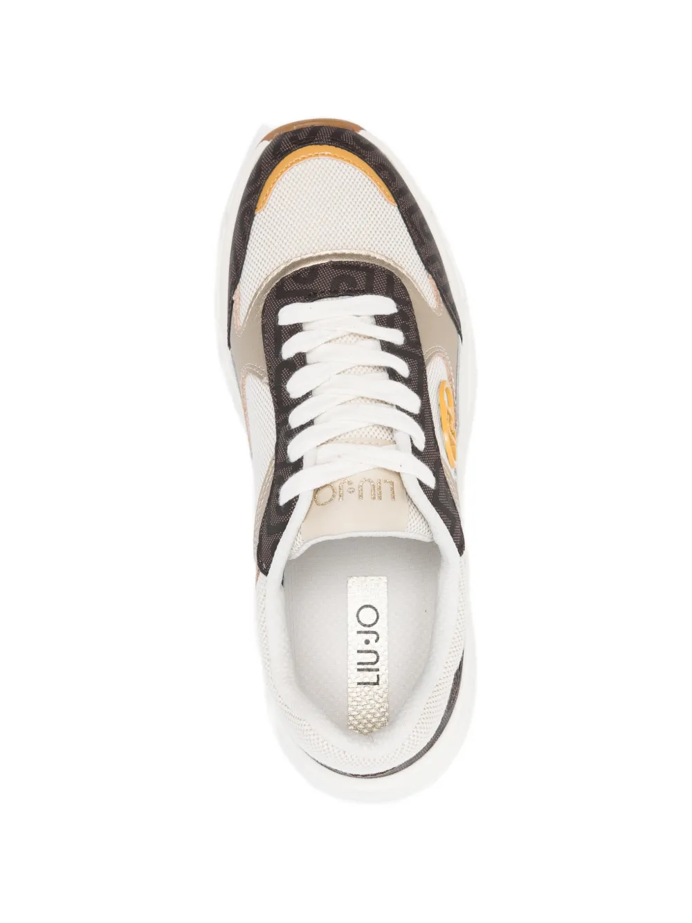 LIU JO LJ01 logo-detail sneakers Beige