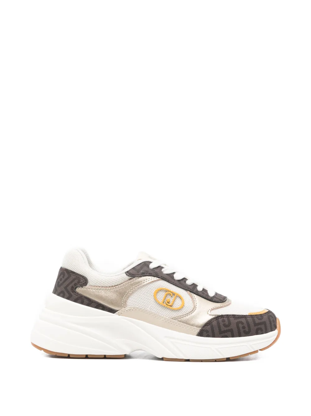 LIU JO LJ01 logo-detail sneakers Beige