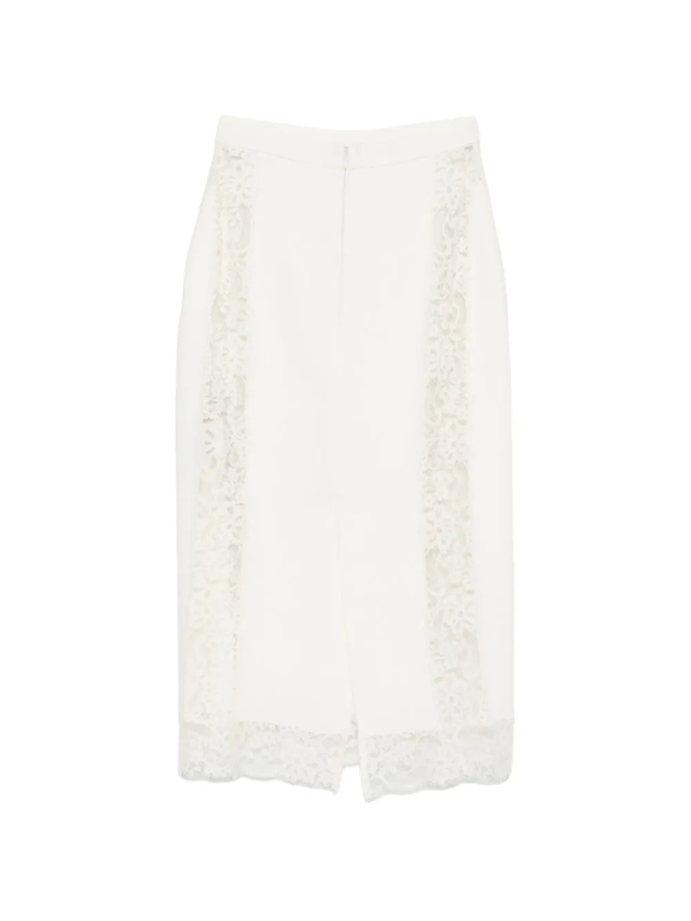 Elie Saab Midi-rok met kant Zwart