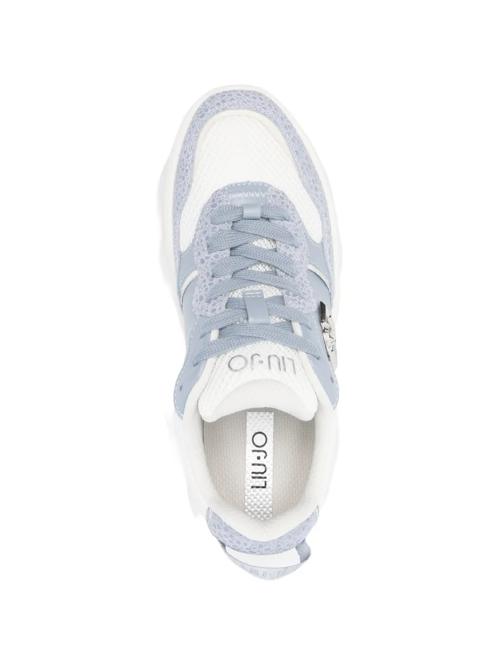LIU JO Steffy 01 logo-plaque sneakers Blauw