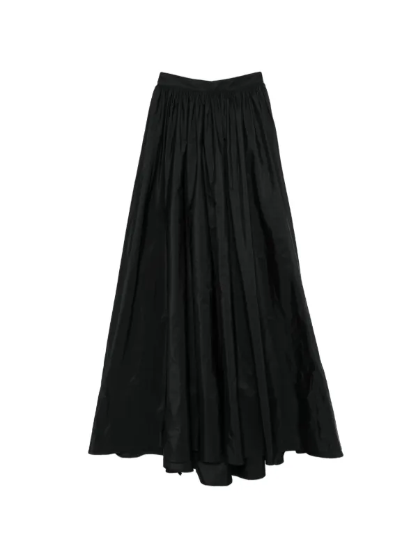 Elie Saab Gathered Maxi Skirt in Black