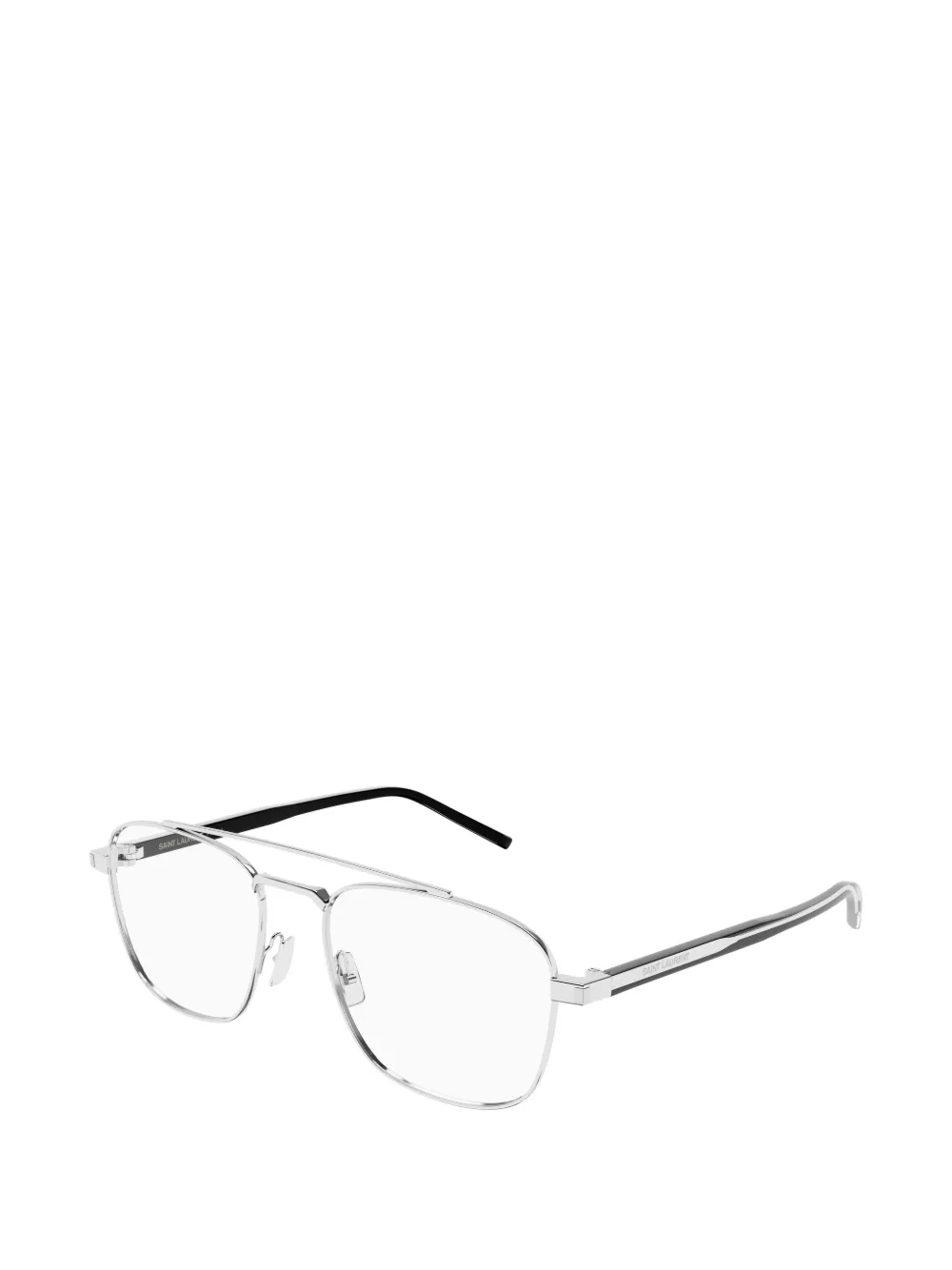  Saint Laurent Eyewear Silver-tone Glasses 