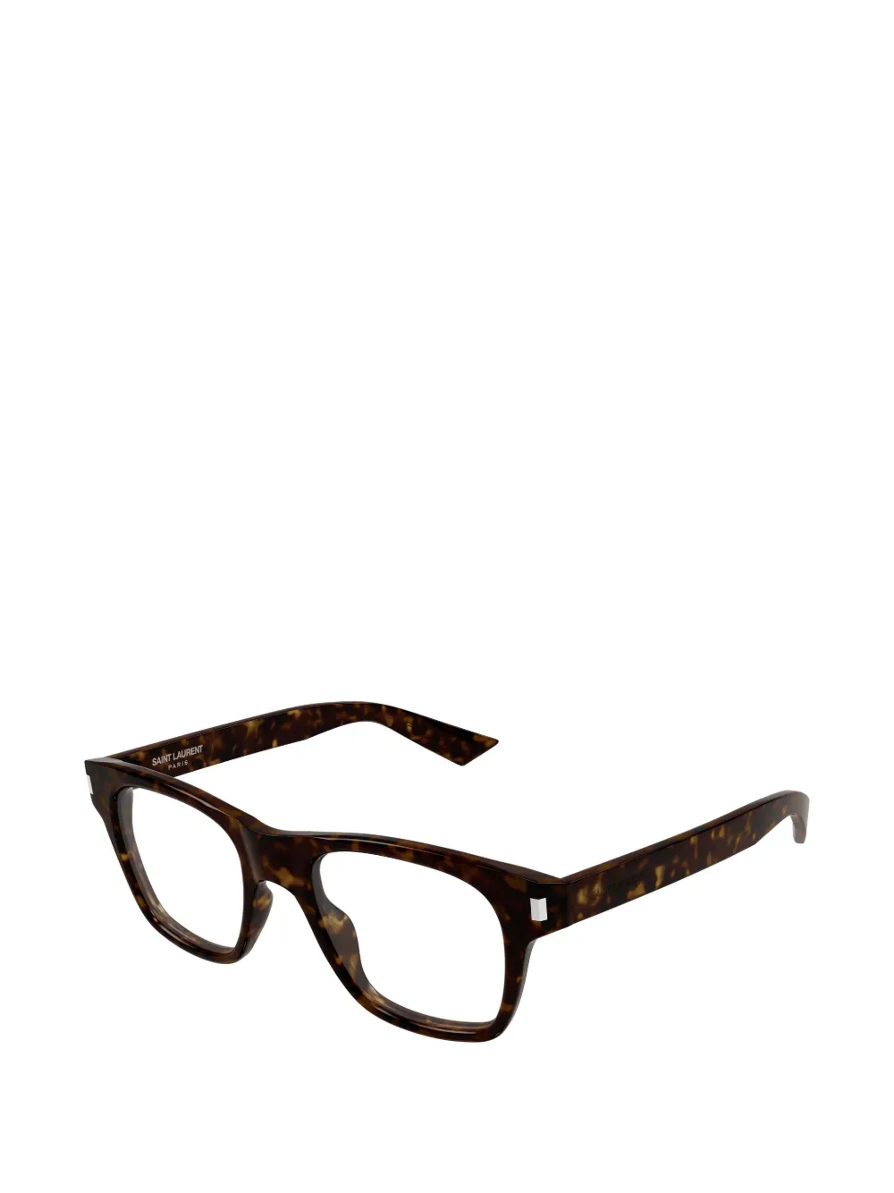  Saint Laurent Eyewear Square-frame Glasses - Brown 