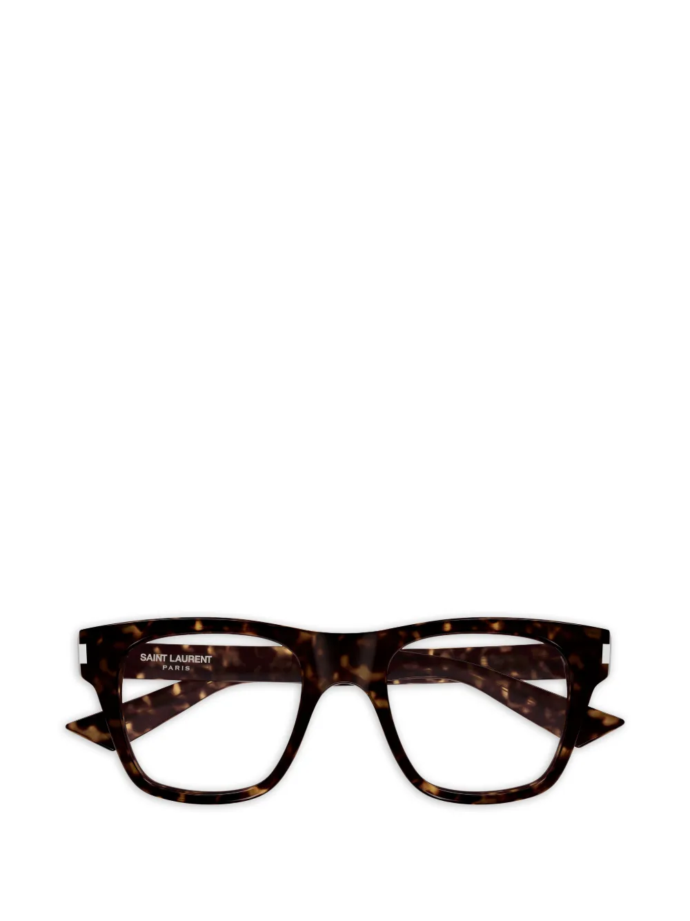 Saint Laurent Eyewear square-frame glasses - Marrone