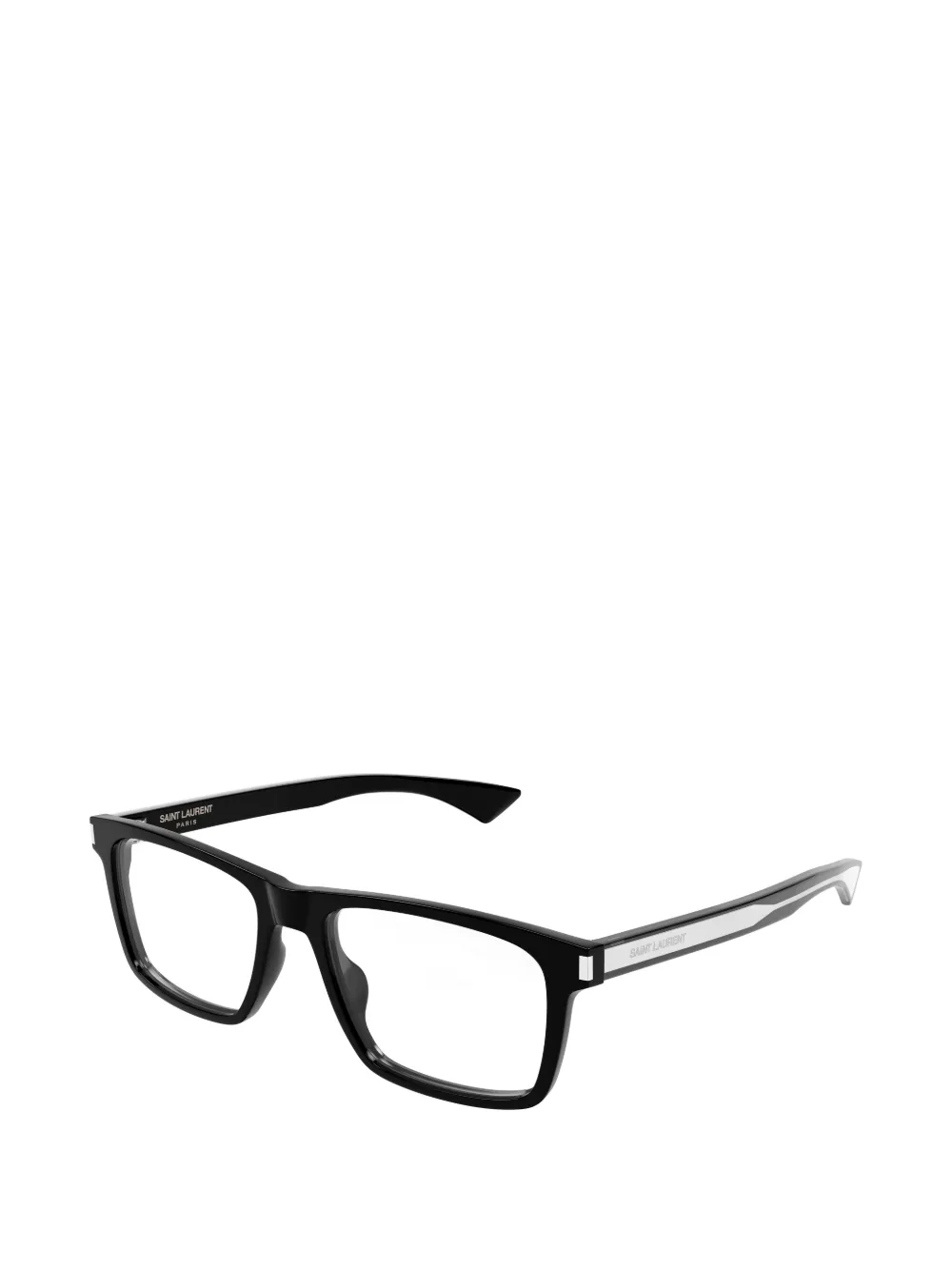 Saint Laurent Eyewear Bril met rechthoekig montuur Zwart
