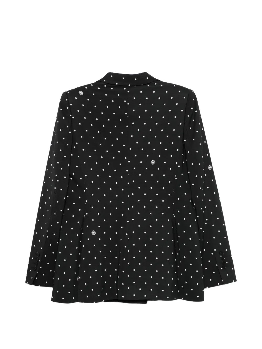 Elie Saab Blazer met dubbele rij knopen Zwart