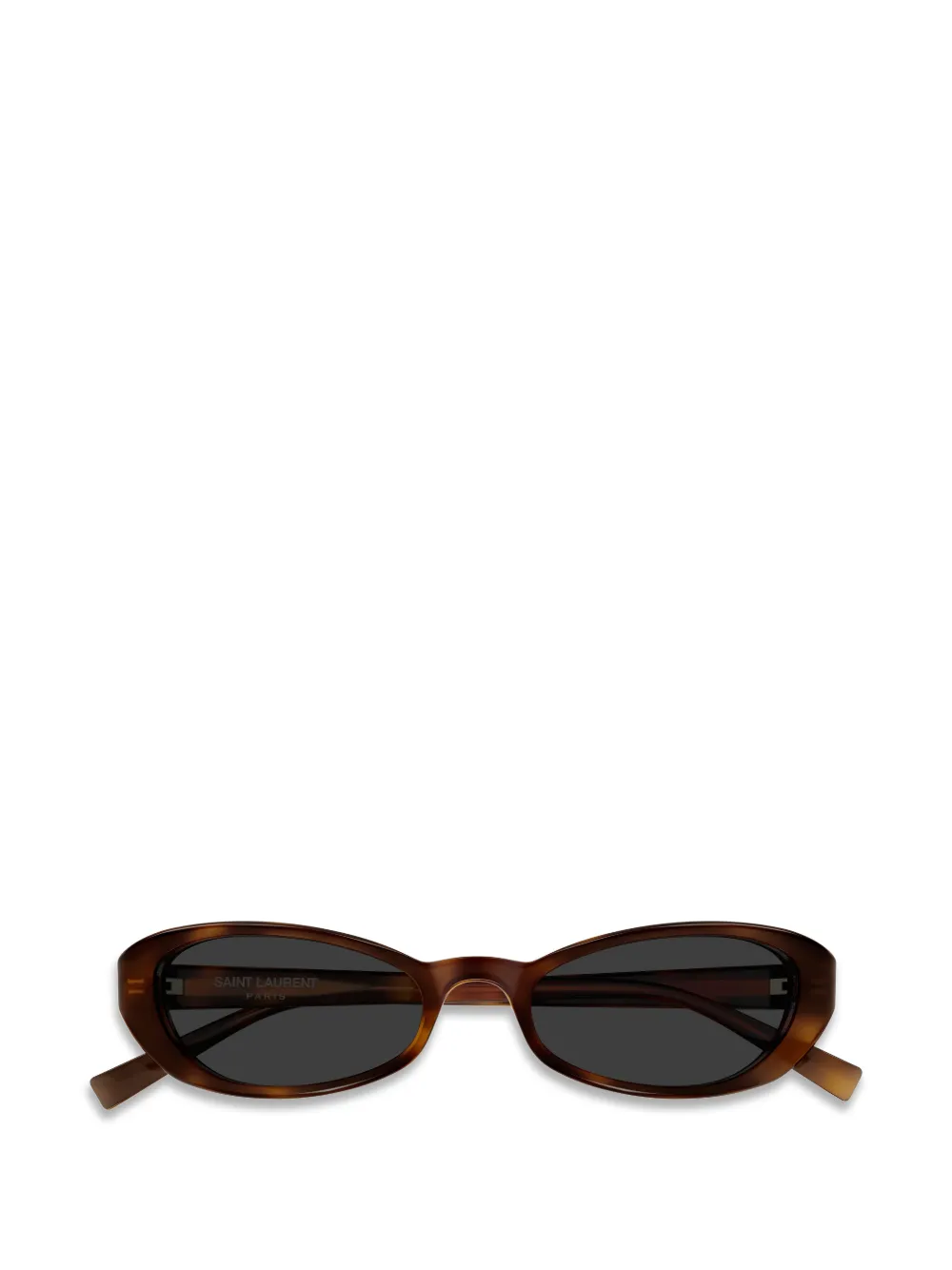 Saint Laurent Eyewear oval-frame sunglasses - Marrone