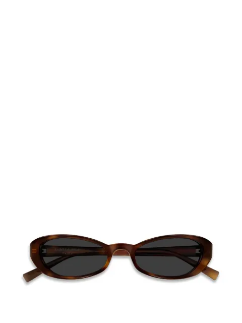 Saint Laurent Eyewear lentes de sol con armazón ovalada