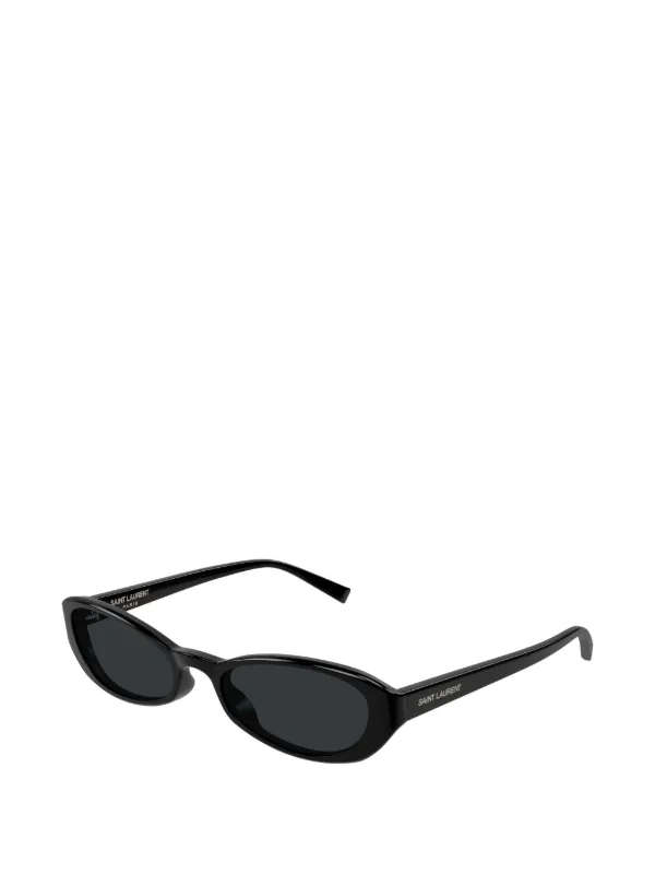 Saint Laurent Eyewear Sue オーバルフレーム サングラス | ブラック