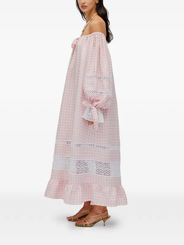 daily sleeper pink gingham dress Sleeper ROMANTICA - Day dress - pink