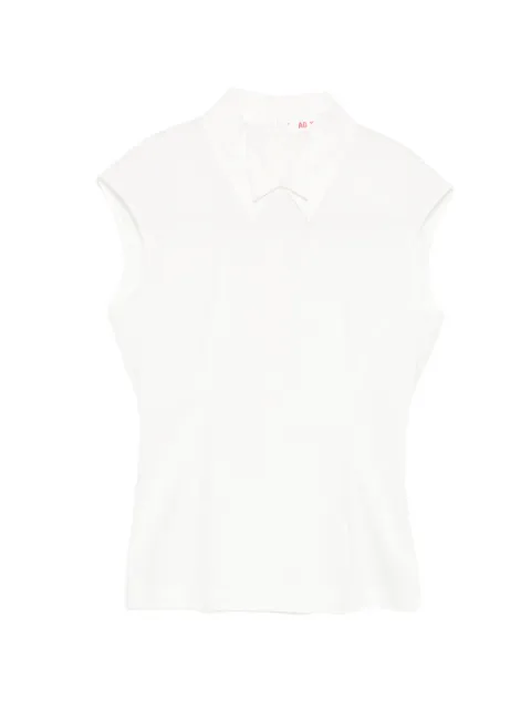 AO YES floral-embroidered blouse