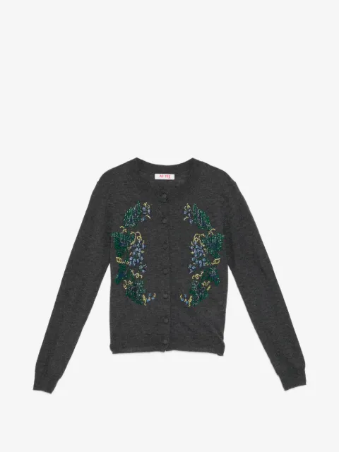 AO YES bead-embellished cardigan