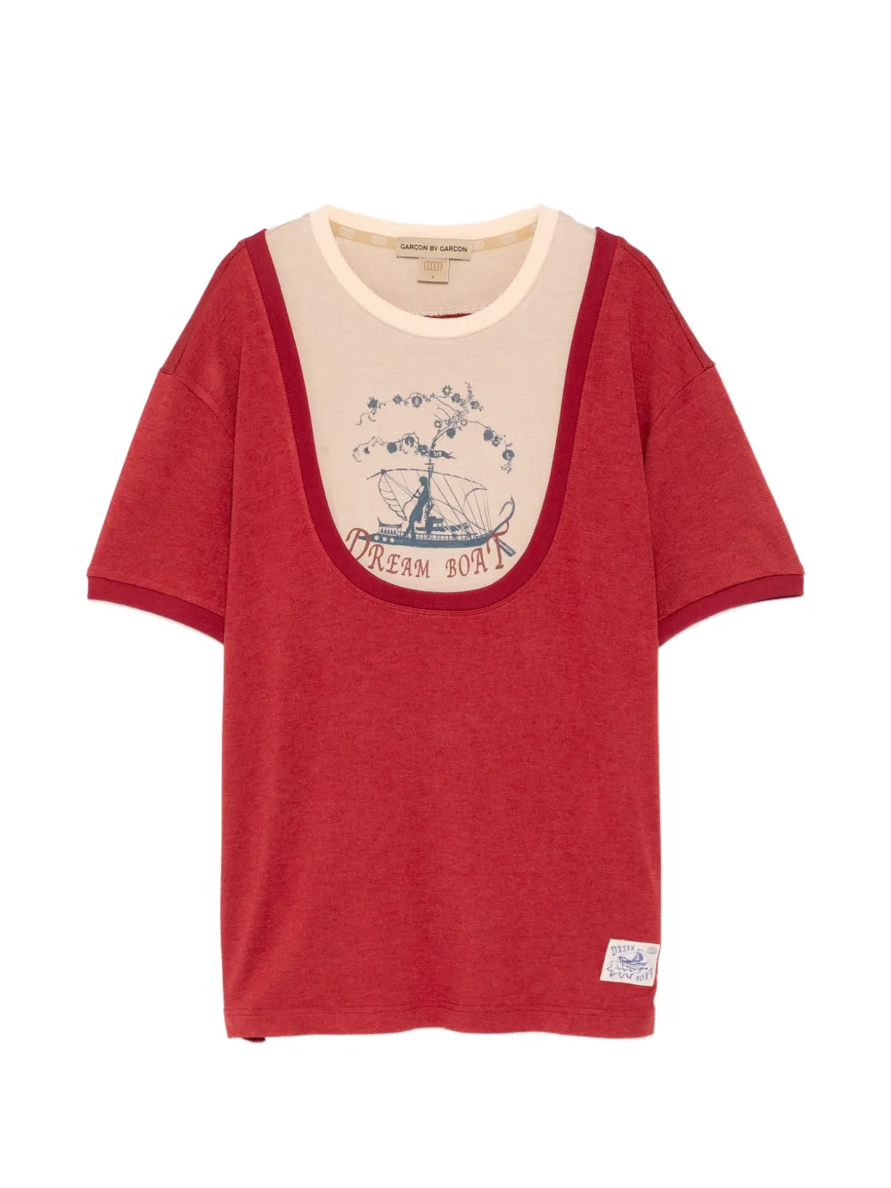 GARÇON BY GARÇON Dream Boat T-shirt - Rosso