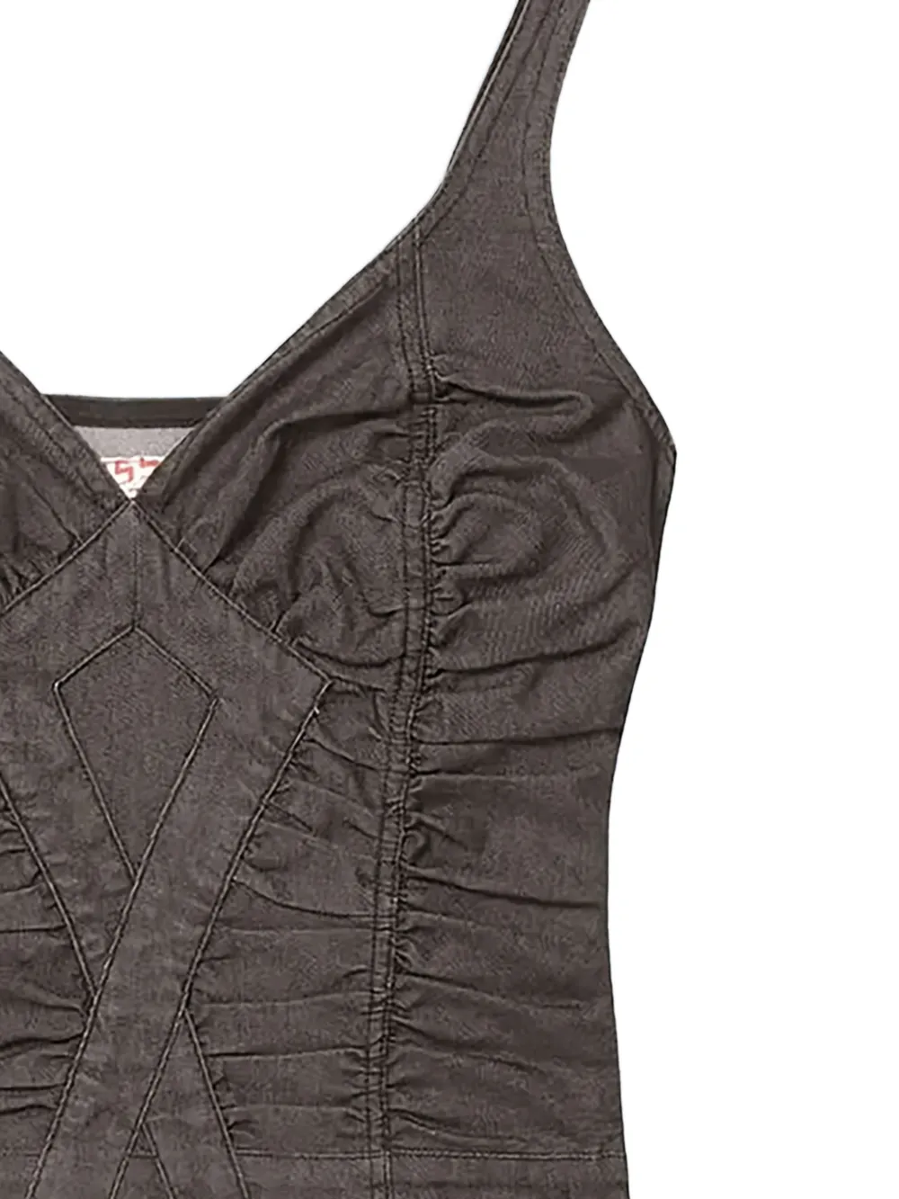 Miss Sixty Tanktop met ruches Zwart