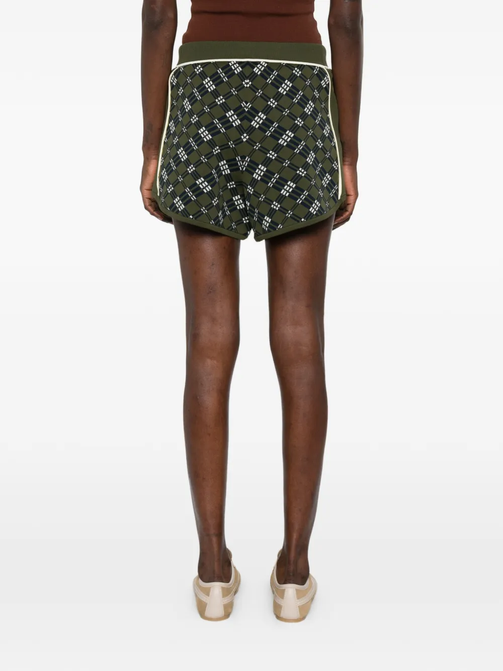 Power plaid shorts
