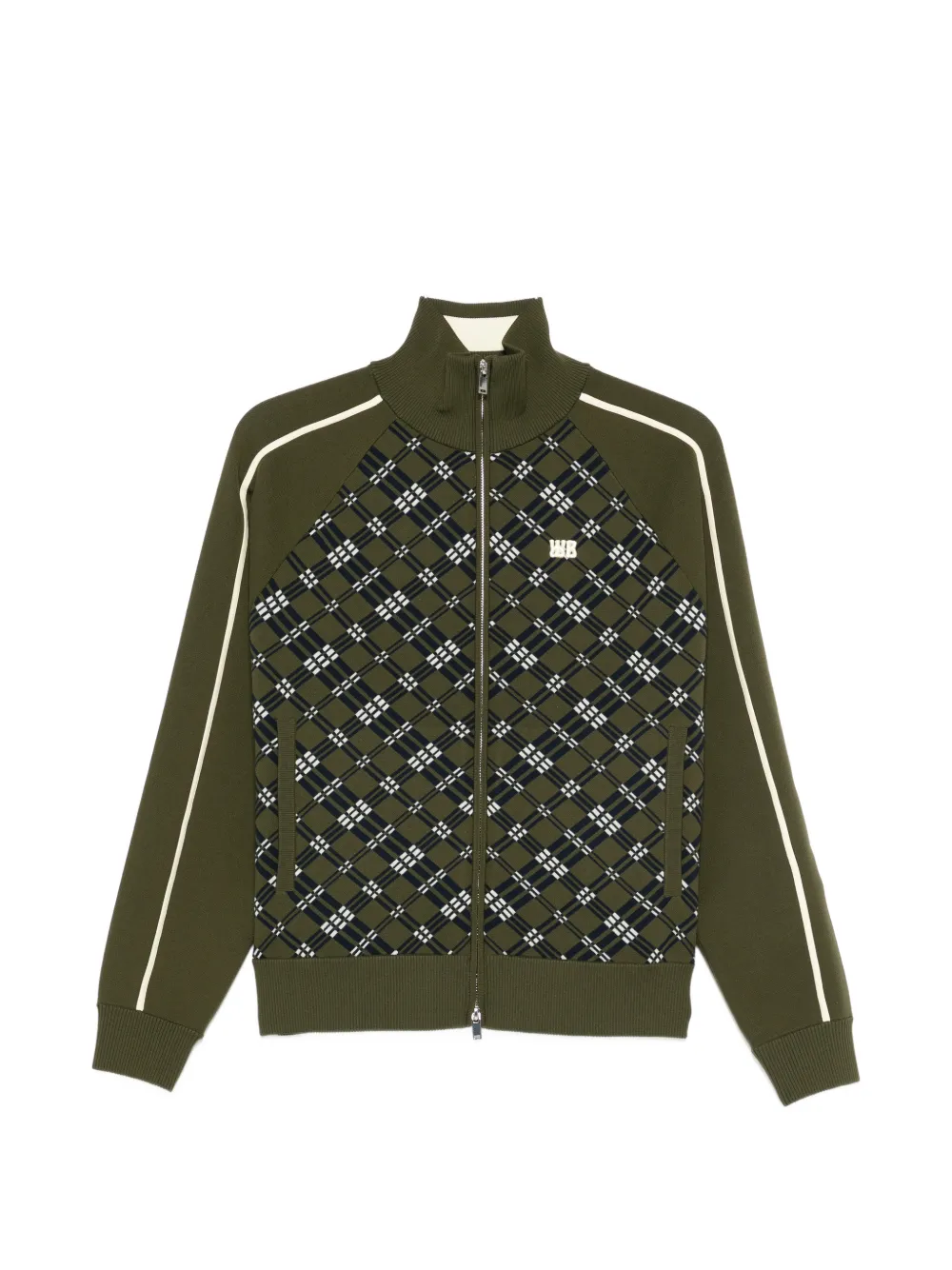 Wales Bonner Power full-zip sweatshirt - Verde