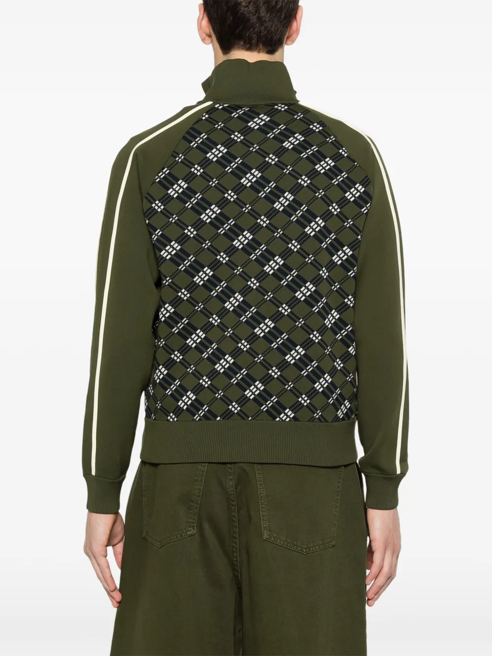 Wales Bonner Power sweater met rits Groen