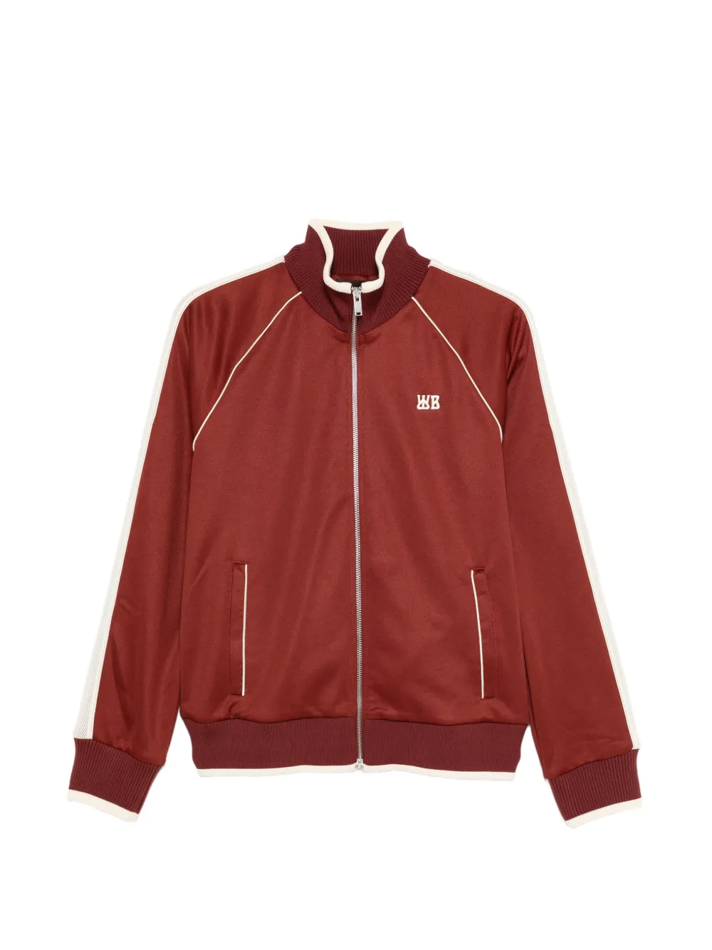 Wales Bonner Motion zip-up sweatshirt - Rot