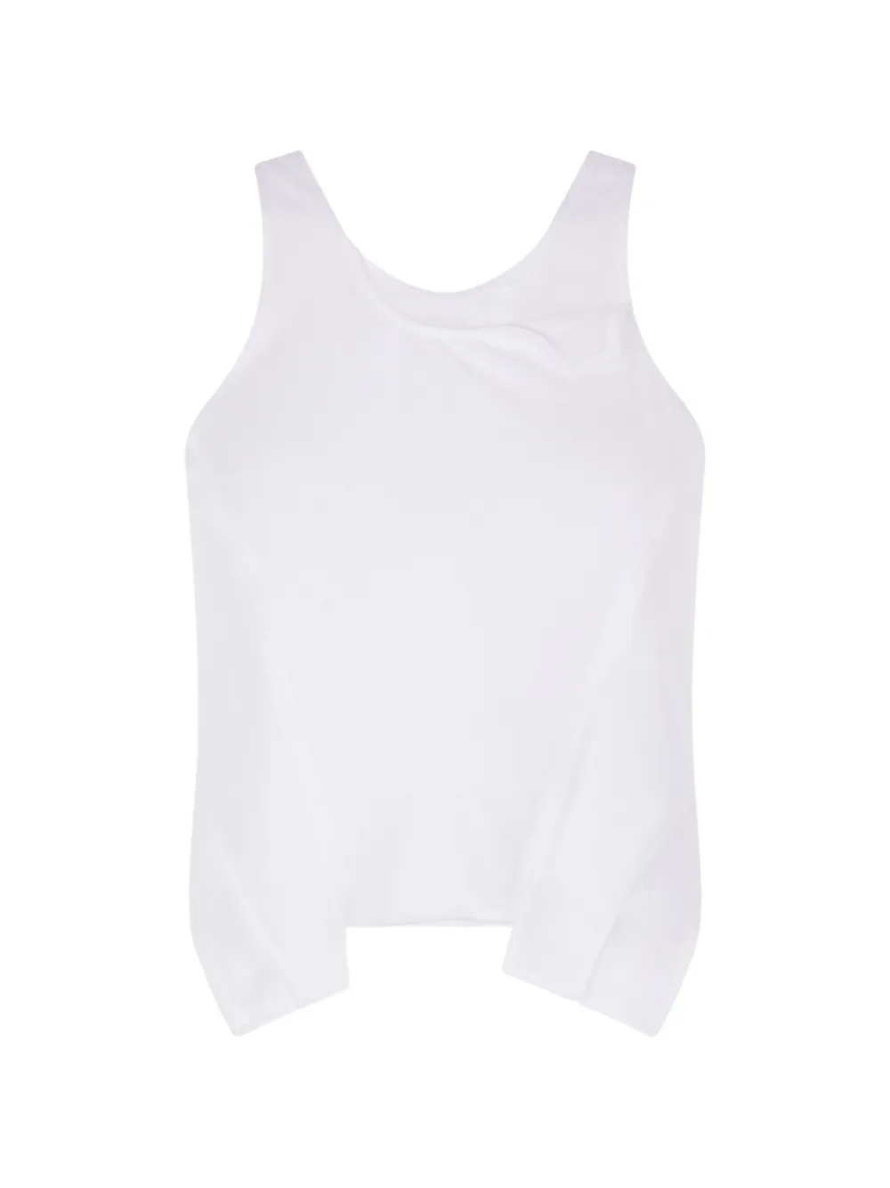YEHUAFAN asymmetric tank top - Bianco