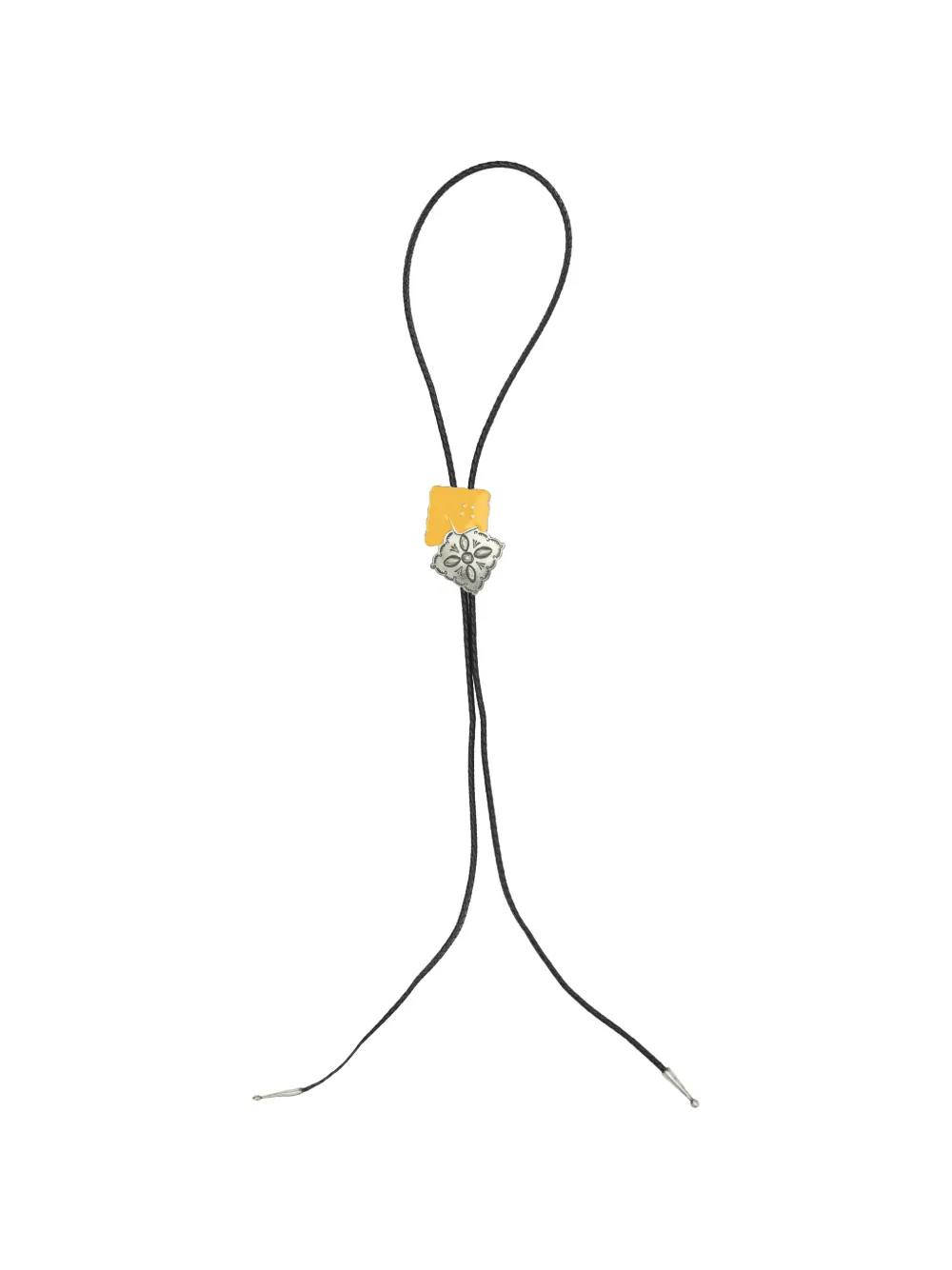 KAPITAL floral bolo tie - Nero