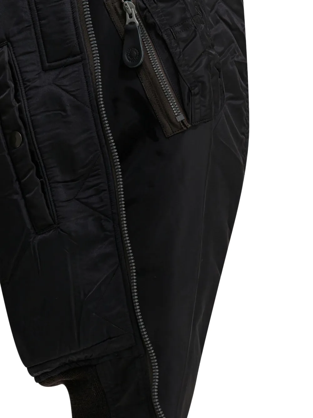 Buzz Ricksons Bomberjack met rits Zwart