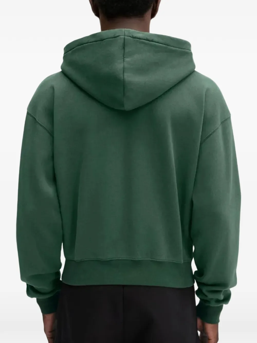 Jacquemus The Gros Grain hoodie met logo en rits Groen