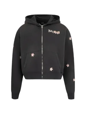 SAINT MXXXXXX x A LOVE MOVEMENT Appliqué Hoodie | Black | FARFETCH