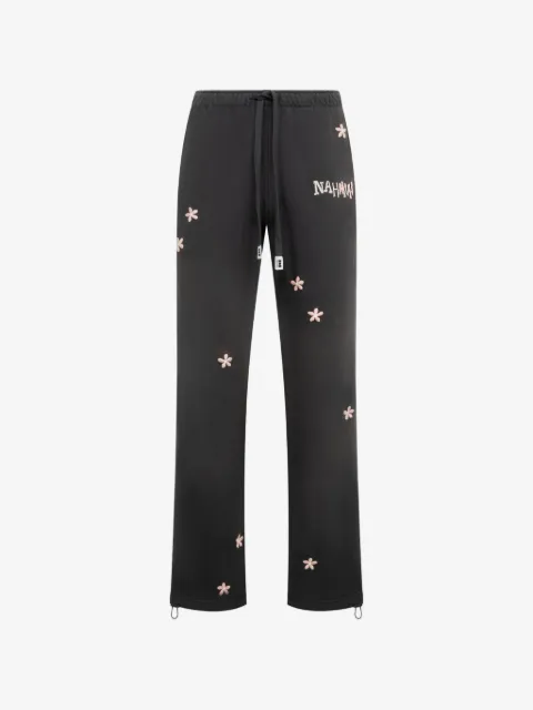 Nahmias Flower Gromes wide-leg trousers