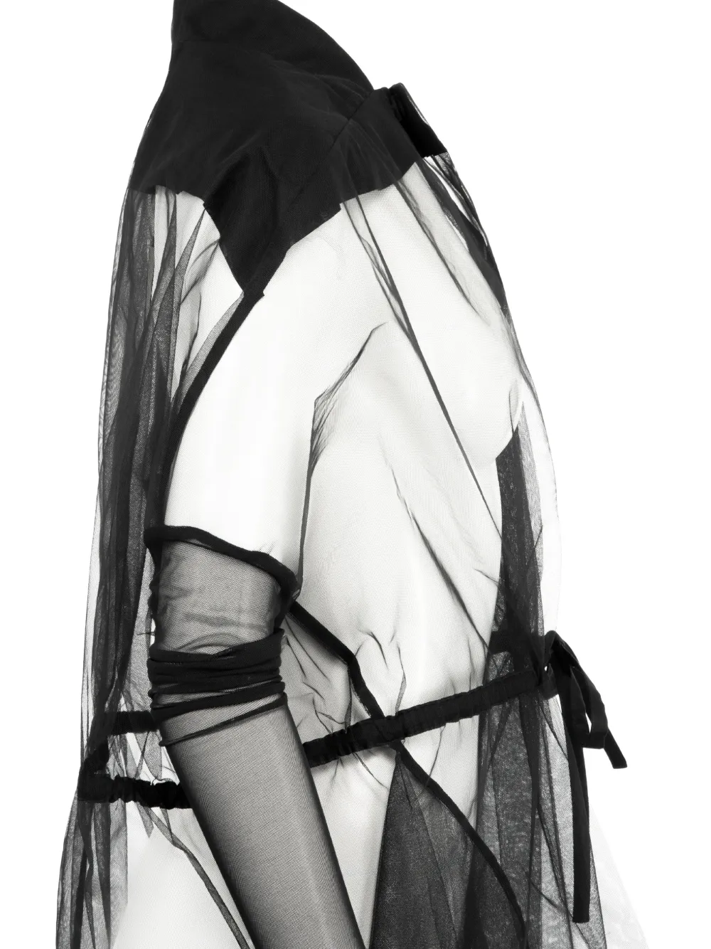  Rick Owens Sail Coat - Black 