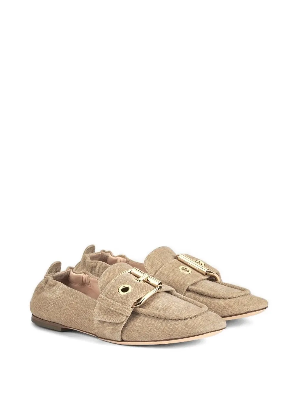 AGL Maya loafers met gesp Beige