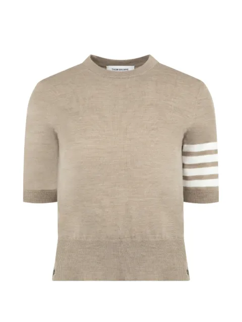 Thom Browne T-shirt con dettaglio a 4 righe