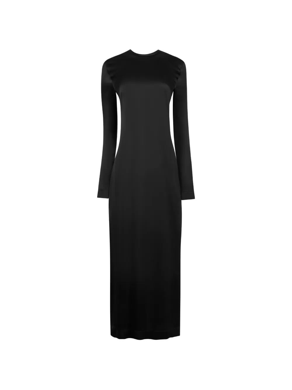 TOTEME satin maxi dress - Nero