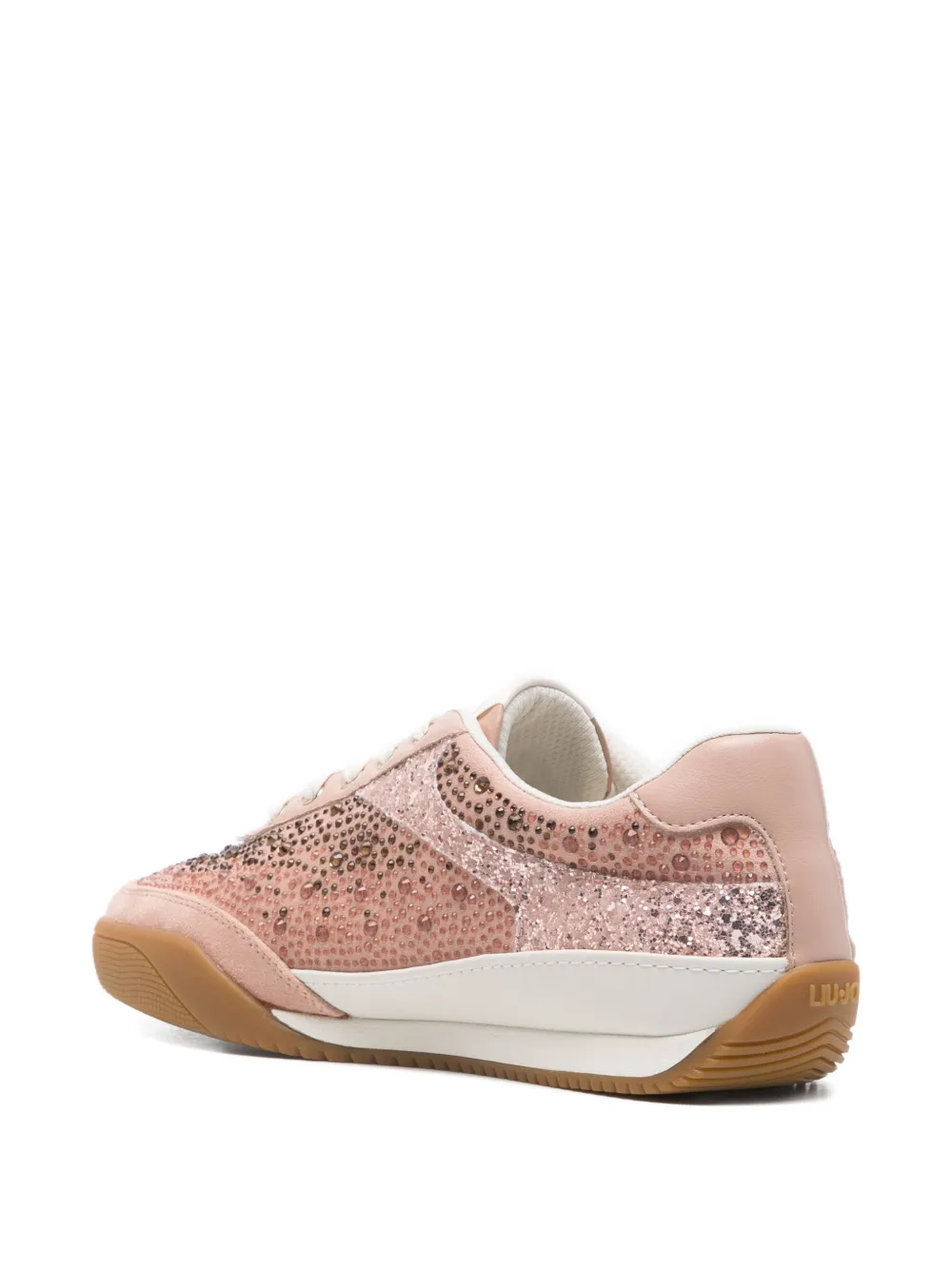 LIU JO Lewis studded sneakers Roze