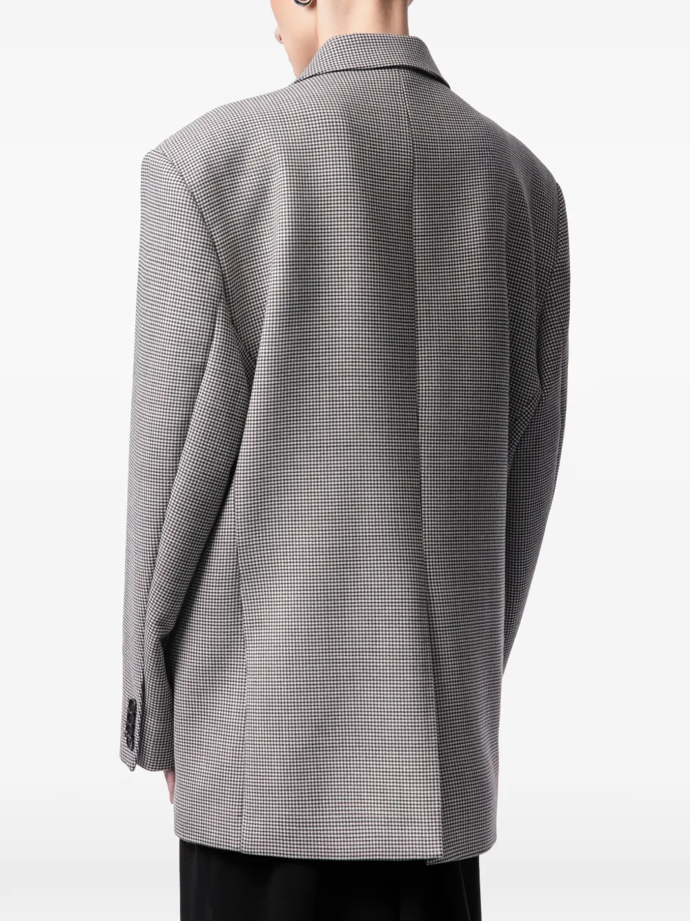  Article Ten Houndstooth Blazer - Grey 