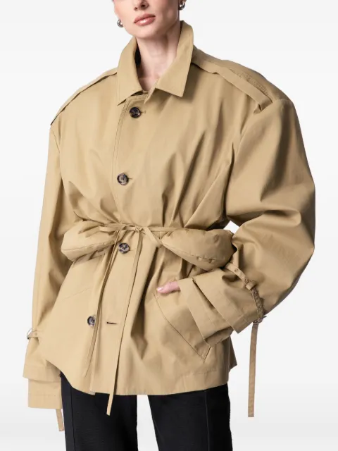 ARTICLE TEN belted trench jacket