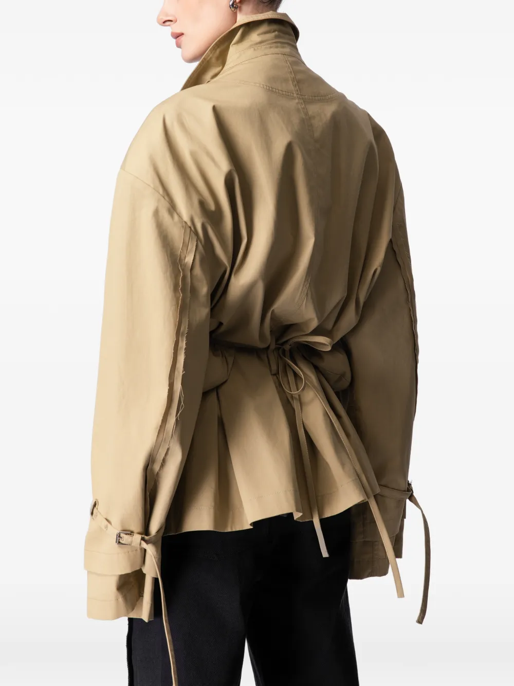  Article Ten Belted Trench Jacket - Neutrals 