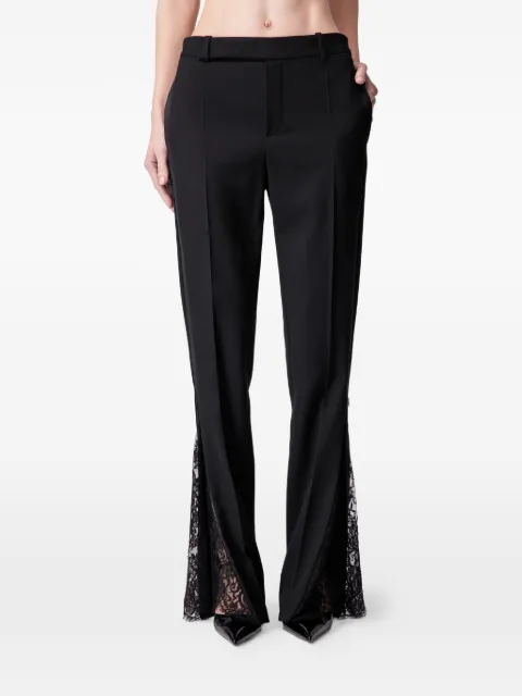 ARTICLE TEN lace-detail trousers