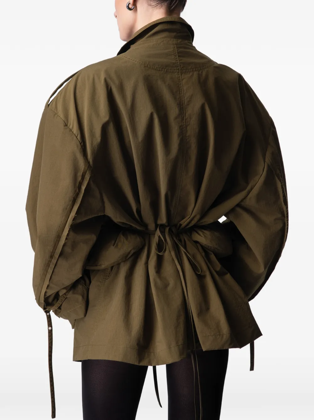  Article Ten Belted Trench Jacket - Green 
