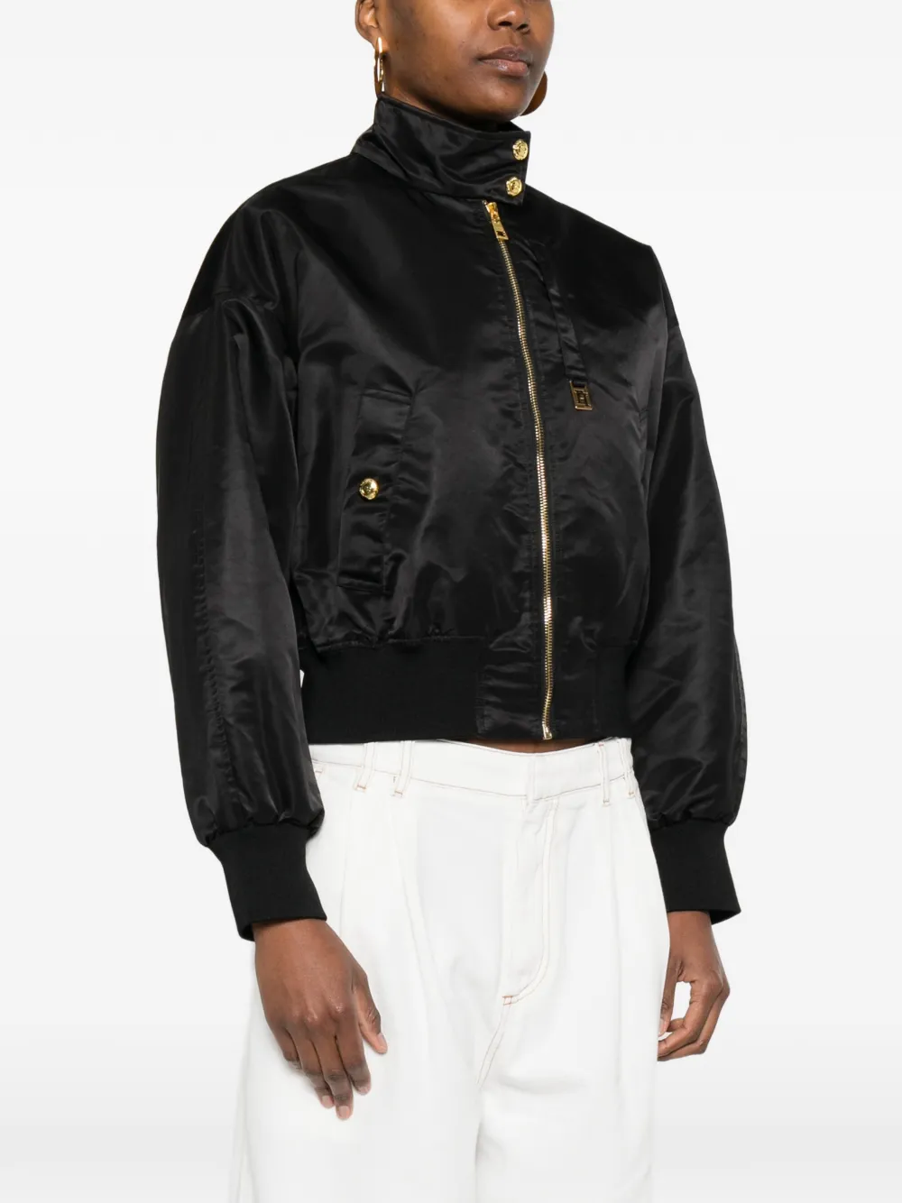  Elisabetta Franchi Full-zip Jacket - Black 