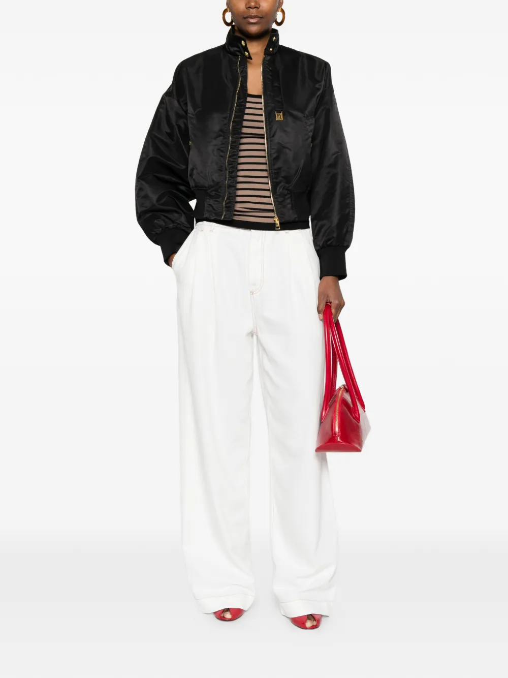  Elisabetta Franchi Full-zip Jacket - Black 