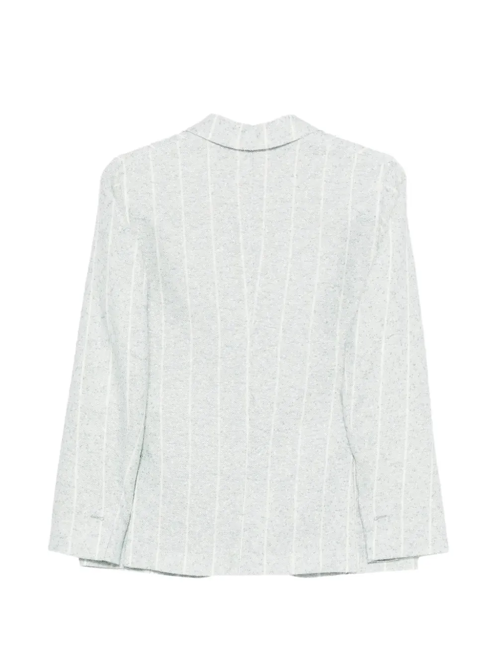  Eleventy Striped Linen Blazer - Blue 